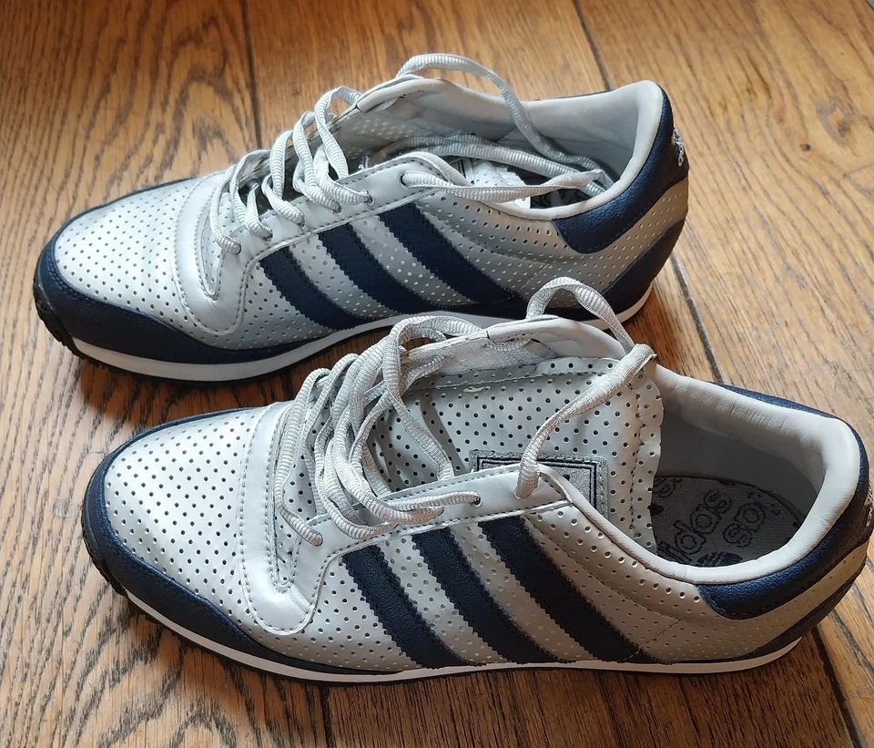 Scarpe Adidas Argento E Blu Unisex Nr 39 e 1/3 - Immagine 3 di 4