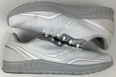 Saucony Men's Kinvara 11 Cushioned Lightweight Running Shoes White Size 11.5 M