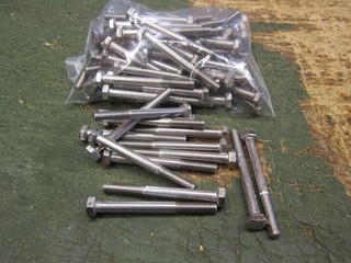 74 EdelStahl 6Kant Schrauben M5 x 50 DIN931 A2 TG SW8 Neu9