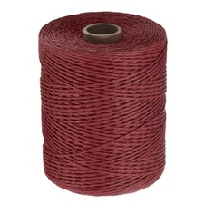328 Yards Raffia Ribbon 2mm Raffia Paper String for Wrapping Burgundy