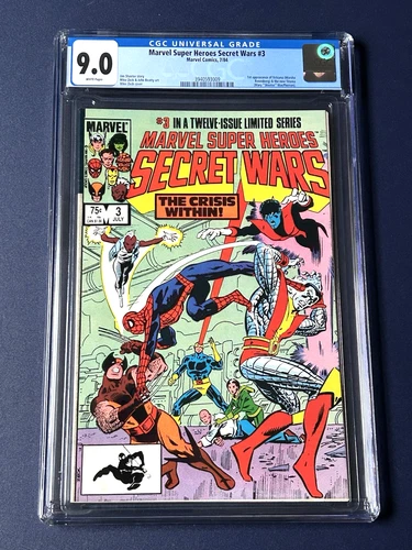 Marvel Super Heroes Secret Wars #3 CGC 9.0 1st Print 1984 1st Volcana & Titania