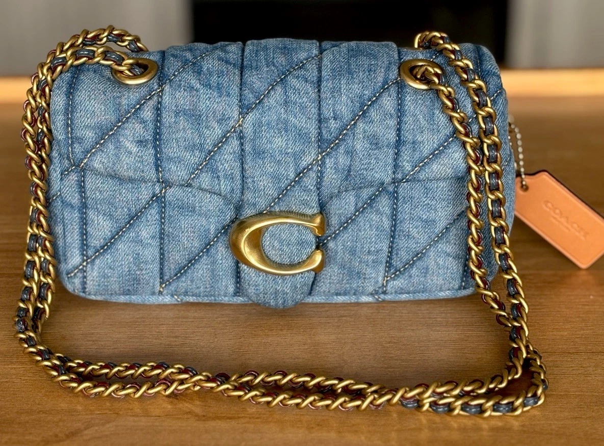 バッグ COACH denim One Shoulder bag 2Way y2k Coach Denim Exterior Shoulder Bag Bags & Handbags for Women for