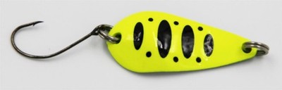 EFT Trout Skid Spoon 2,8g Yellow Black-Dot Forellenköder Blinker Köder