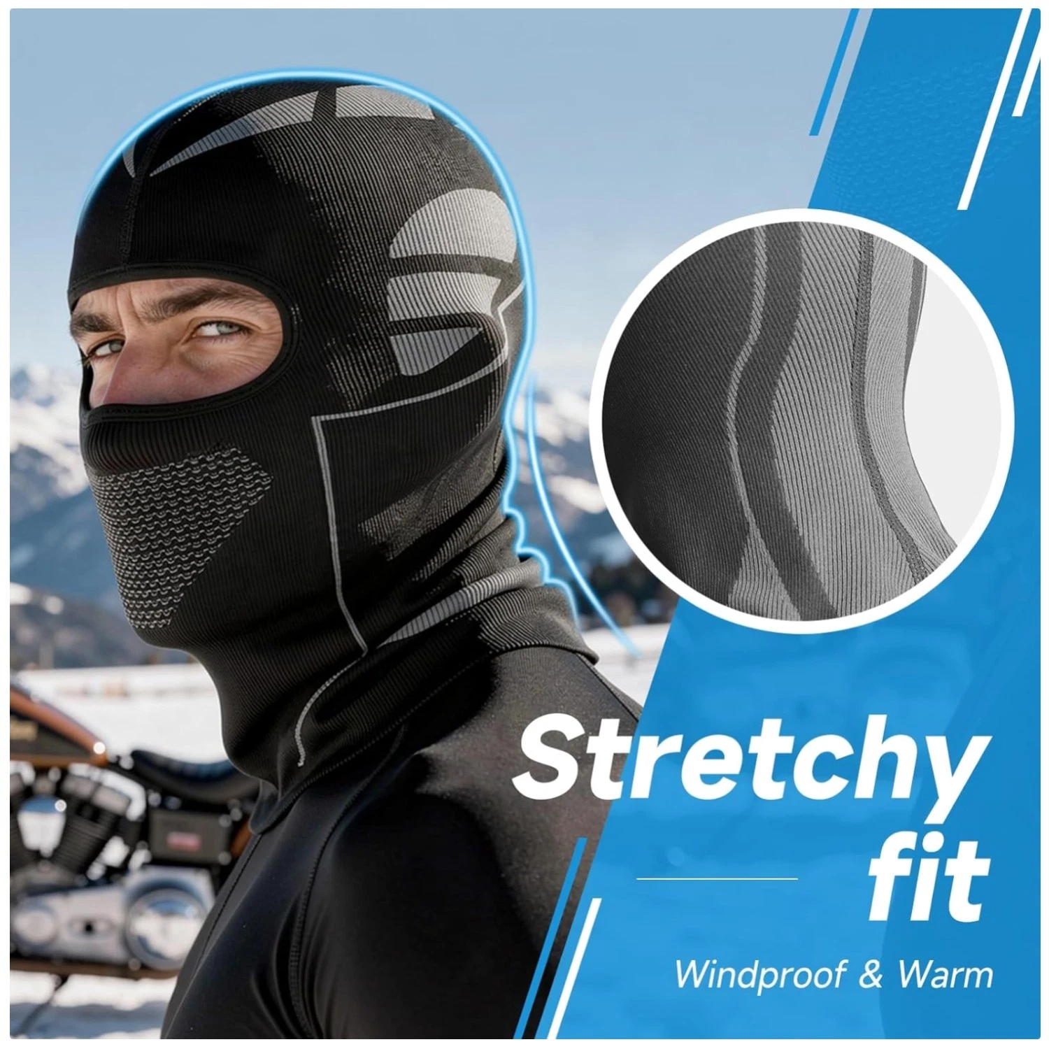 Versatile Balaclava Mask for Skiing & Riding