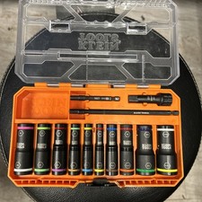 Klein Tools 65239 KNECT Flip-20 Deep Impact Socket Set, 20 SAE and One Size