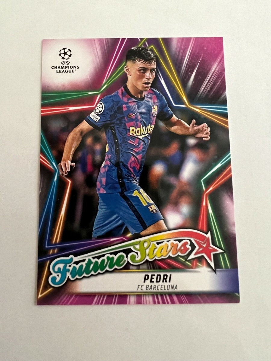 2021-22 Topps UEFA Champions League Pedri Future Stars Pink 2021-22 Topps UEFA Champions League Pedri Future Stars Pink