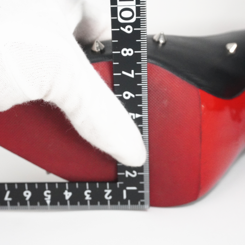 Christian Louboutin DEGRASPIKE 100 NIÑO BALCK/PLATA talla 37 usado - Imagen 18 de 23
