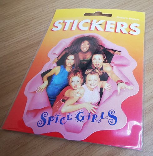 SPICE GIRLS Pink Pop Out SHAPED Original 1990’s STICKER Star Conn. POST FREE * - Bild 2 von 4