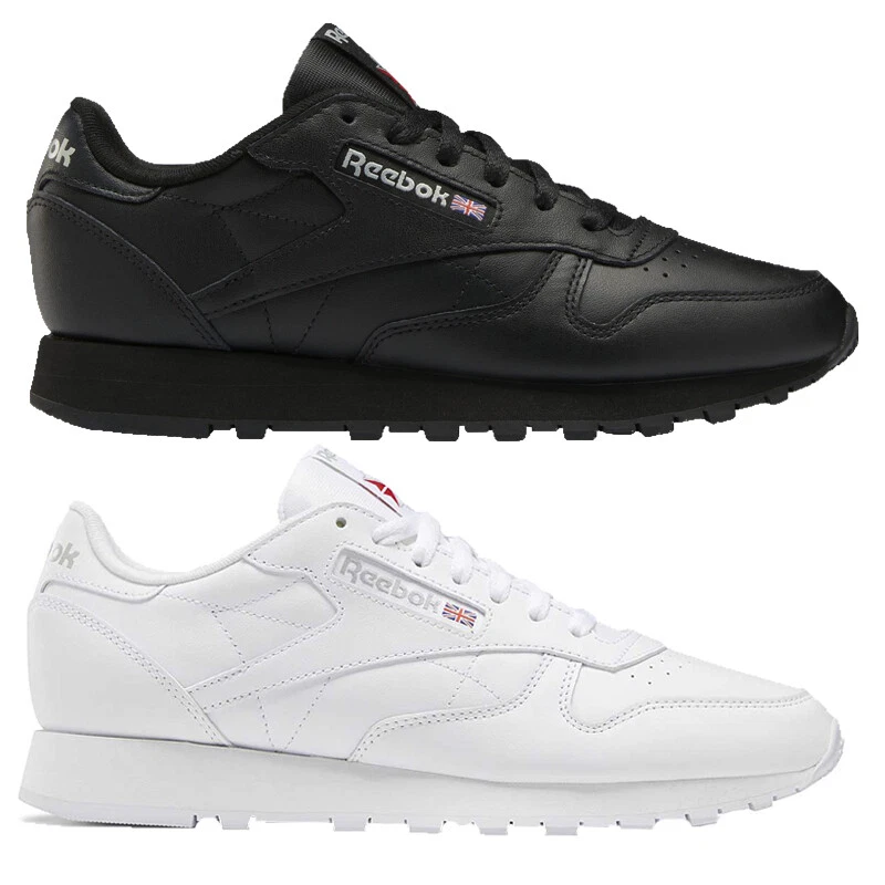 Reebok Classic Leather Sneaker Leder Schuhe Unisex Schwarz Weiß - Bild 1 von 1