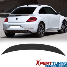 Fits 12-19 Vw Beetle 2dr Hatchback Oe Factory Matte Black Abs Trunk Spoiler