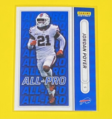 2021 Panini Instant Jordan Poyer ALL-PRO 1/212 SP Buffalo Bills #AP22  