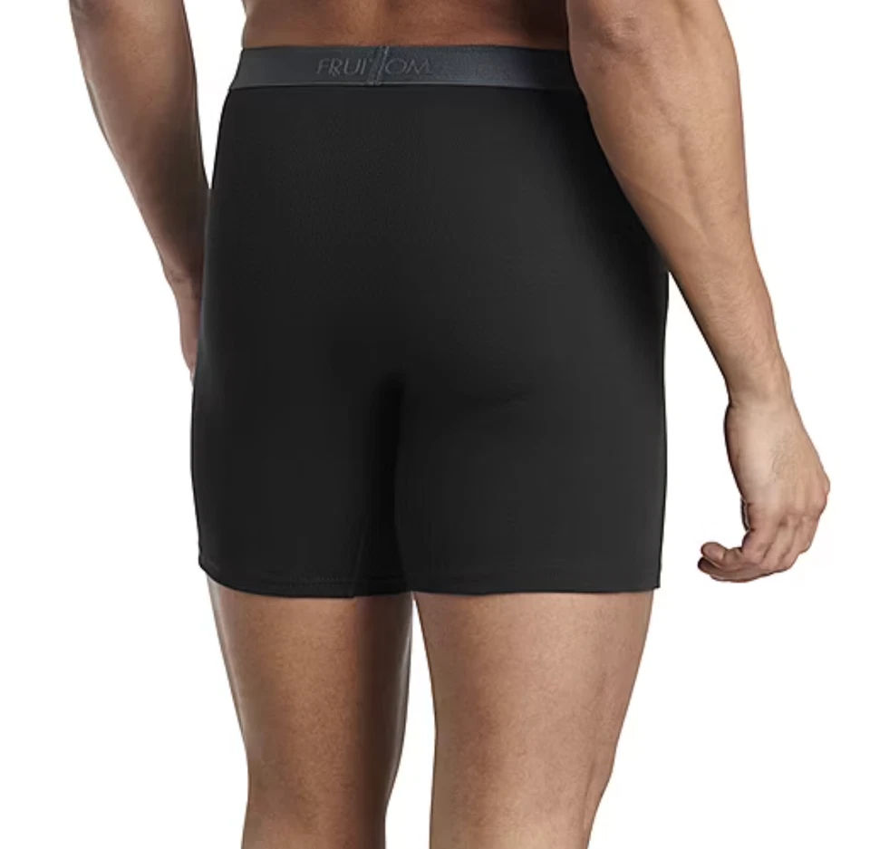 Paquete de 3 calzoncillos boxer Fruit of The Loom para hombre Coolzone Fly estilos surtidos talla S-XL Foto 3 de 4