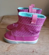 See Kai Run Pink Ripley Water Resistant Fleece Lined Boots Childs Size 7