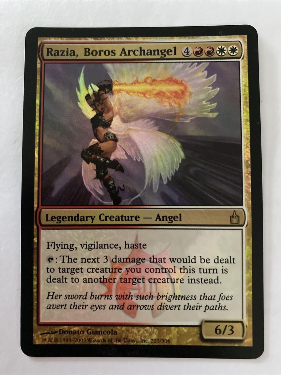 RAZIA, BOROS ARCHANGEL MTG Magic Ravnica Foil Rare NM English | eBay