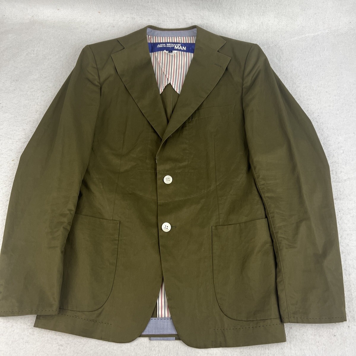 Comme Des Garcons Junya Watanabe Man Suit Jacket Medium Or Small 