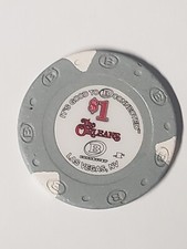 1.00 Chip from the Orleans Casino type 1 Las Vegas Nevada