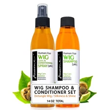Human Hair Wig Shampoo & Conditioner set of 2 by Awesome