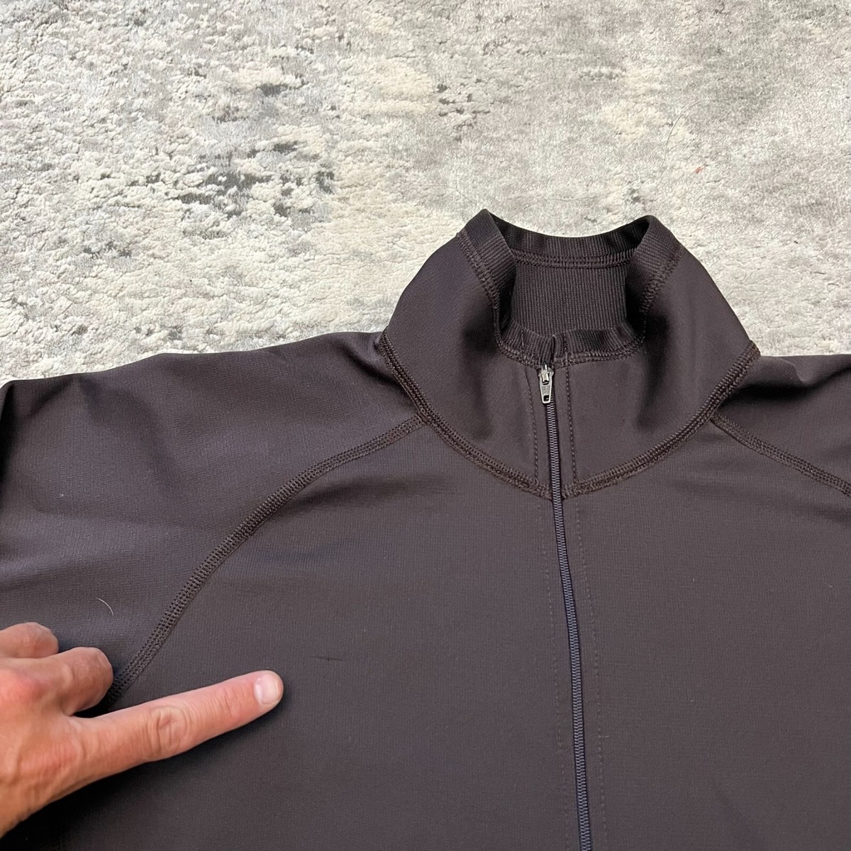 トップス patagonia Patagonia Womens M 1/2 Zip Brown Vintage Midlayer Top 11081