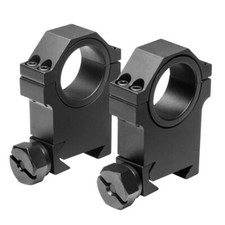 VISM / NcStar RB24 - 30mm scope ring with 1 inch inserts weaver mount aluminum