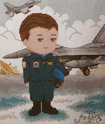 Air Force Counted Cross Stitch Kit Size 8 X 9 5 27 N Pinn Diy Free Shipping Ebay
