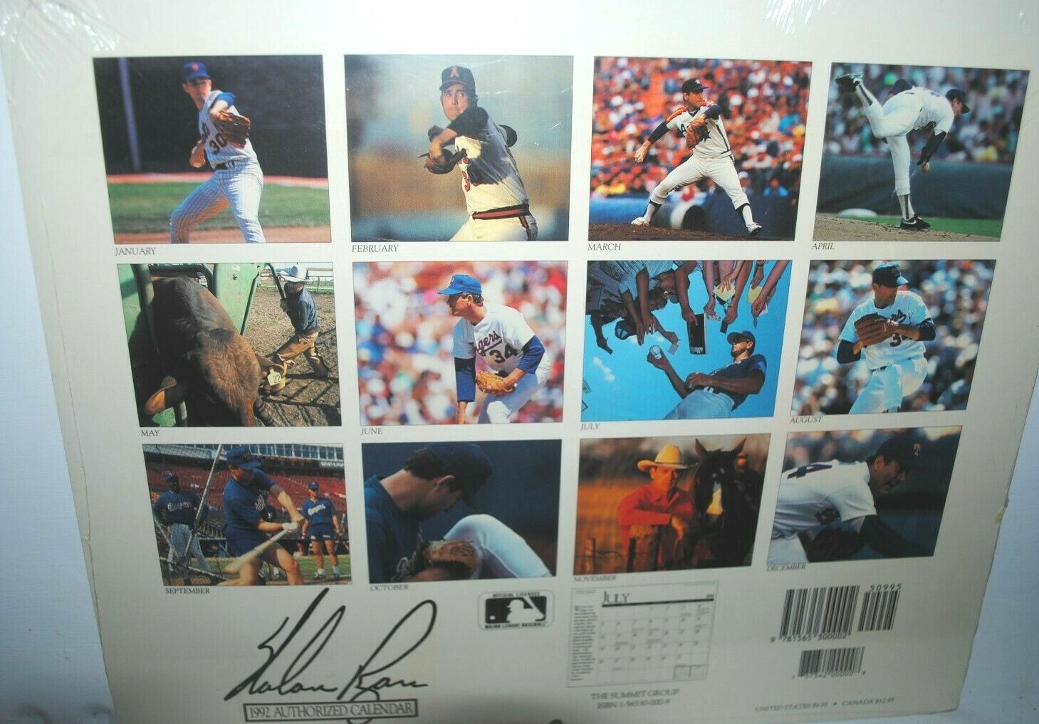 1992 Nolan Ryan calendar, Summit Group, unused, sealed | eBay