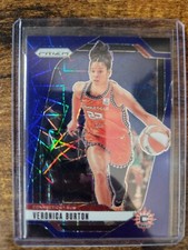 2024 Panini Prizm WNBA Veronica Burton Blue Velocity Prizm #35 Connecticut Sun