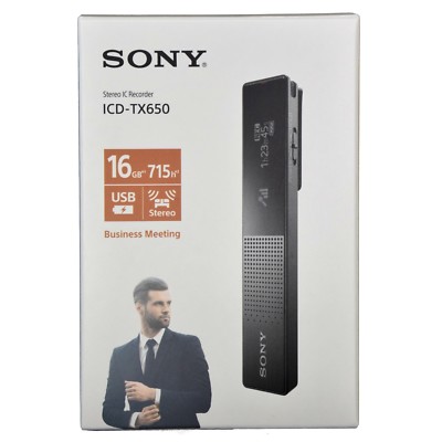 Sony ICD-TX650 Slim High Quality 16GB Digital Voice Recorder DUTY  