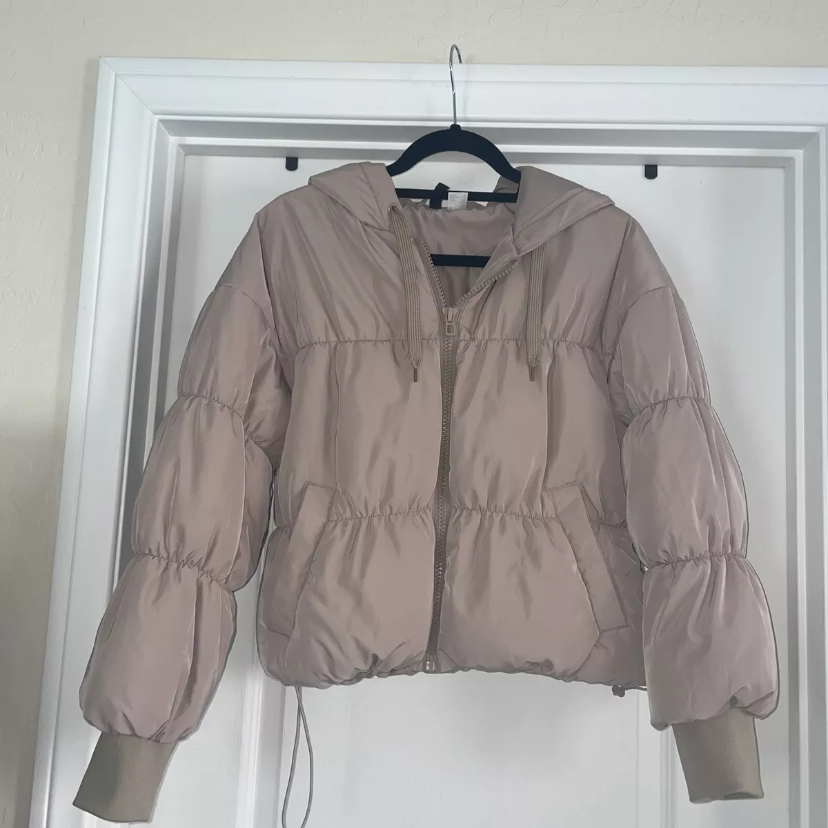 H and top m puffer jacket