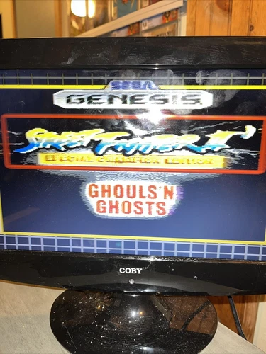 Radica Capcom Sega Genesis Plug & Play Street Fighter II & Ghouls ‘N Ghosts 