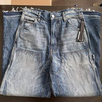 デニム・ジーパン AMIRI Woman Jeans Denim PS22WDS008 CLAY INDIGO AMIRI Womens Carpenter Jeans in Clay Indigo Size 28 NWT | eBay