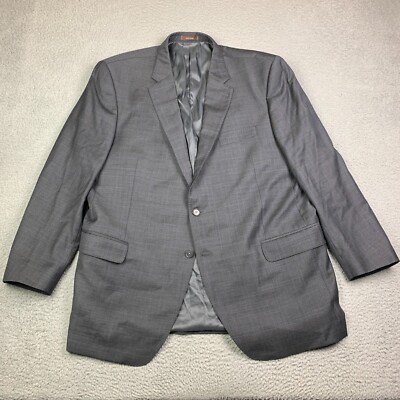 Peter Millar Sport Coat 48T Wool Window Pane Plaid 252 Blazer Suit Canada Union