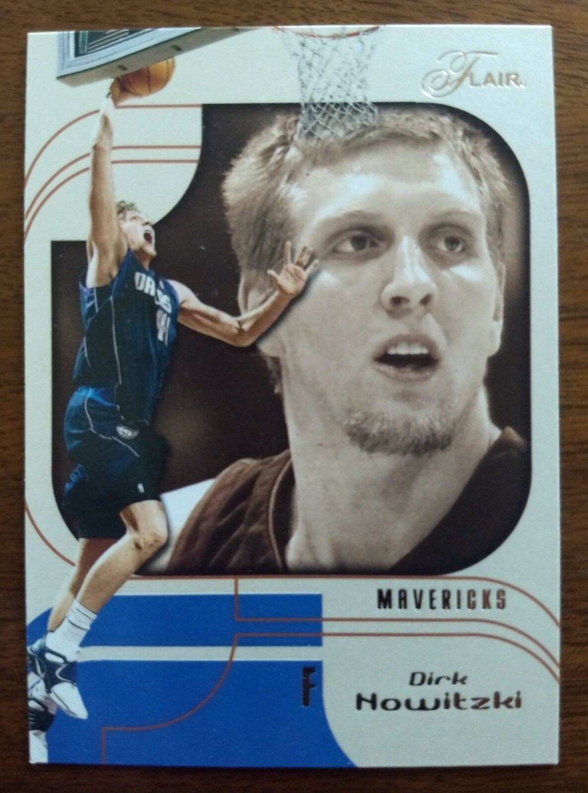 DIRK NOWITZKI, 2002-03 FLAIR #41, MAVS
