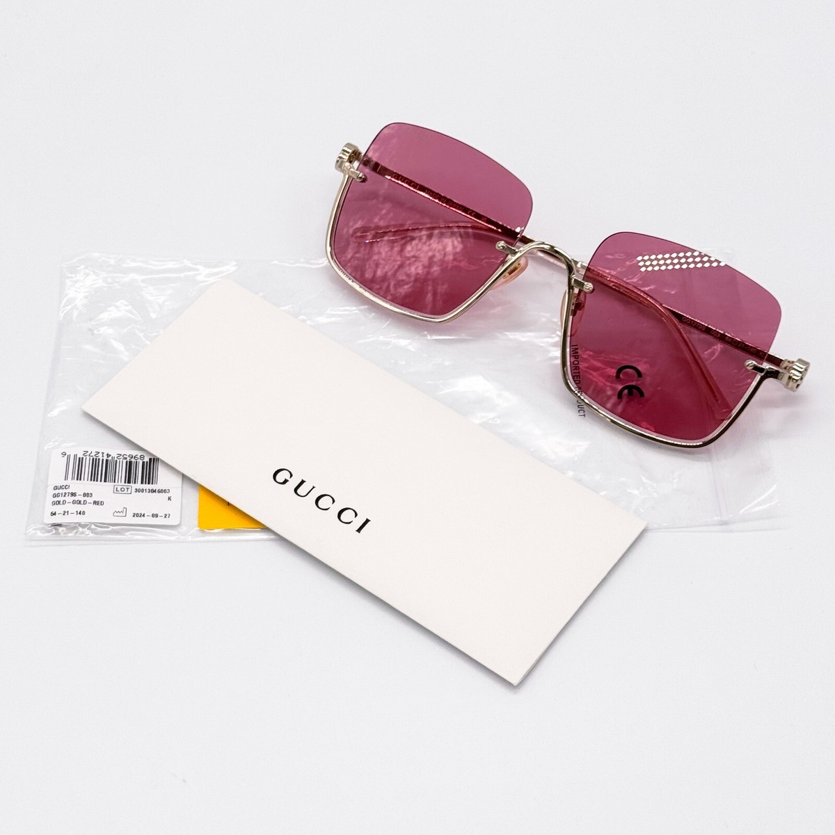 GUCCI レディースサングラス GUCCI 【GUCCI】グッチ サングラス GG1579S 001 ブラック 国内