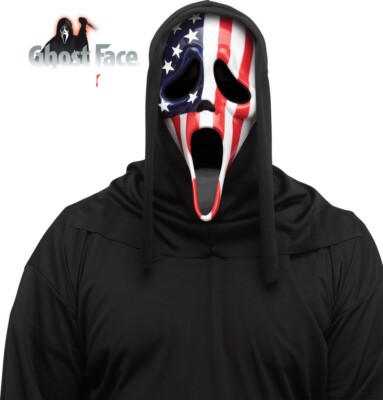 Scream USA Flagge GhostFace Maske offiziell lizenzierter Film Geistergesicht lustige Welt