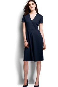 ponte wrap dress