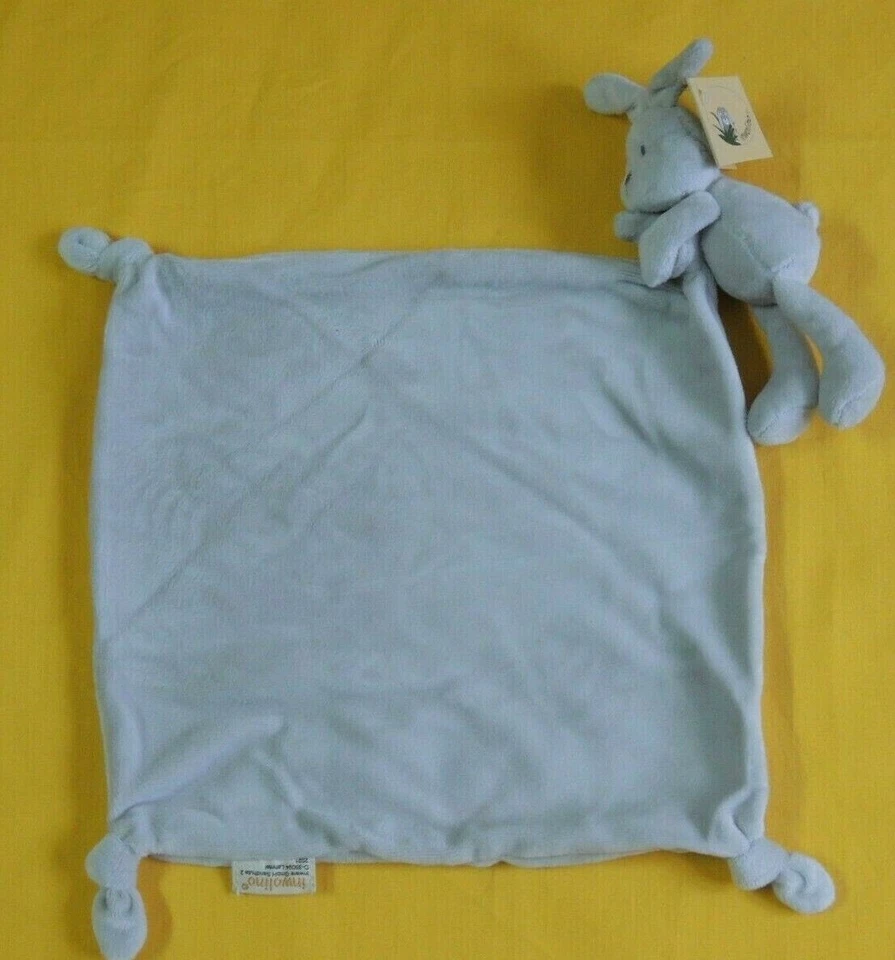 1x  Schnuffeltuch HASE Kuscheltier Schmusetuch Kuscheltuch Baby Tuch weich - Bild 2 von 3