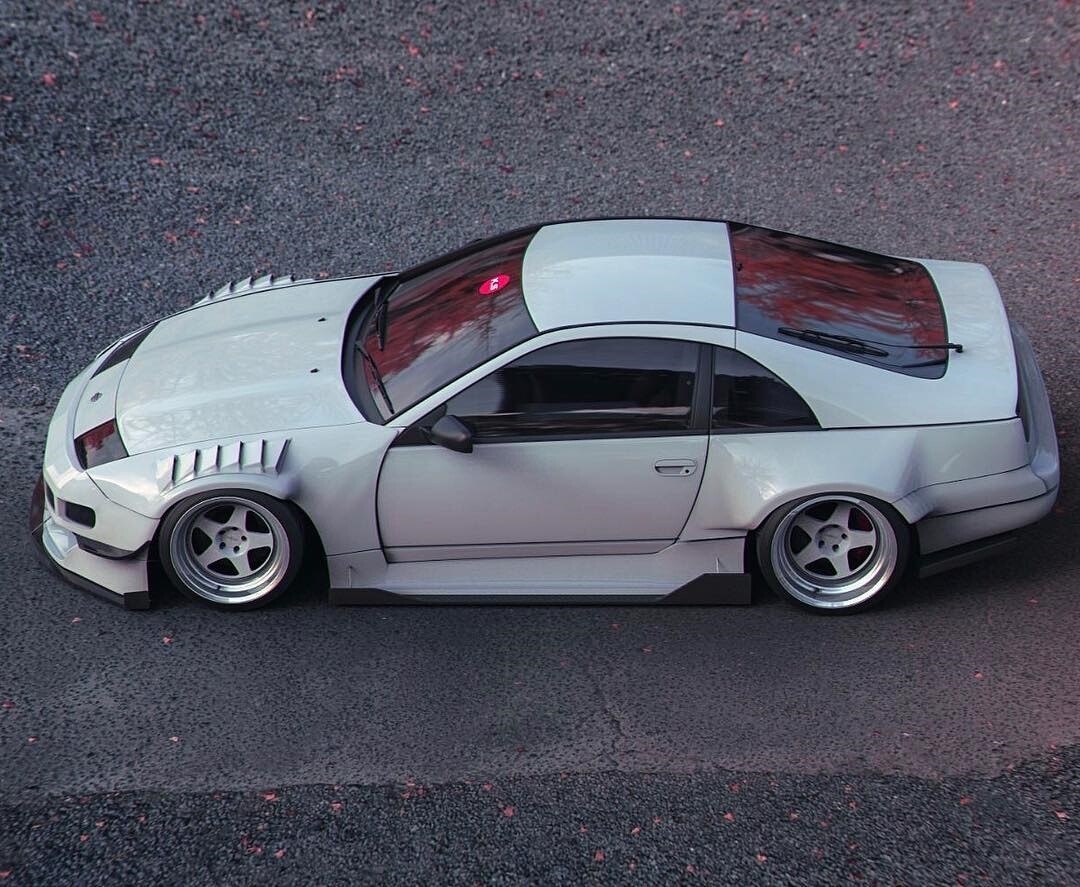 KBD Polyurethane Rear Fenders 90 91 92 93 94 95 96 For Nissan