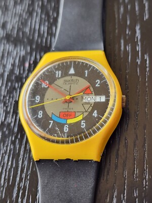 Buy Vintage 1985 SWATCH Watch Yamaha Racer GJ700 Swiss Made FOR