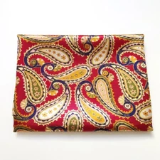 Scarf Scarves Neckerchief Oblong Wild Rag Bandana Western silky paisley 13x42