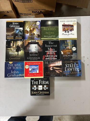 John Grisham CDs Lot Of 10 Audiobooks