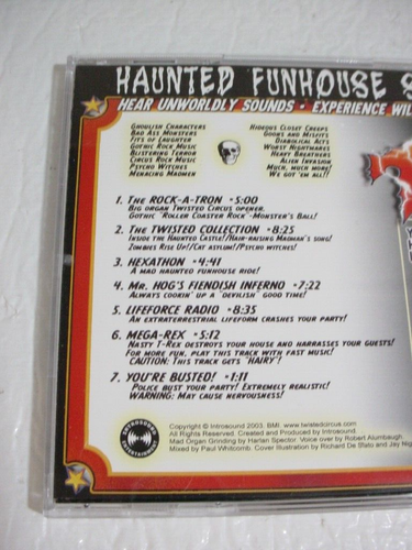 RARE TWISTED CIRCUS CD HALLOWEEN HORROR FUN-HOUSE, MADCAP CARNIVAL SOUNDS - Imagen 4 de 6
