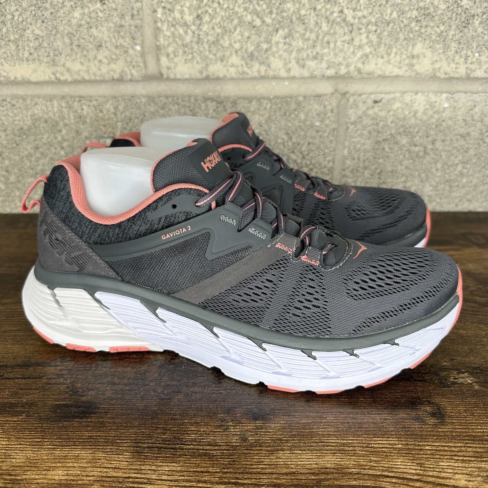 Hoka One One Gaviota 2 Running Shoes Gray Pink Women’… Gem