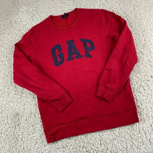 GAP Sweatshirt Jumper Mens Medium Red 