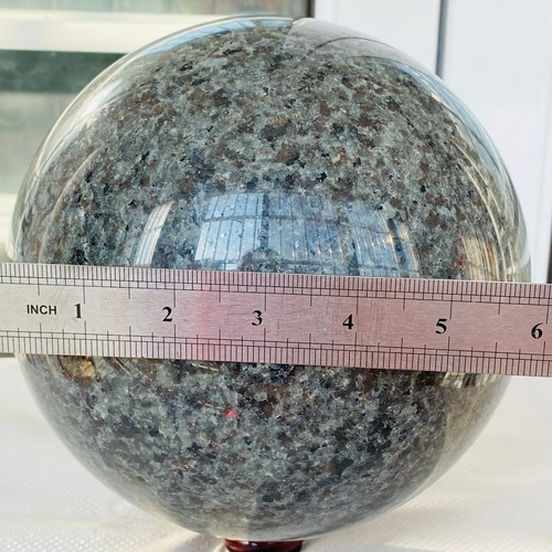 Pietra Fiamma Naturale Sfera sfera di cristallo reiki guarigione 9140G UV cristallo reattivo - Foto 16 di 16