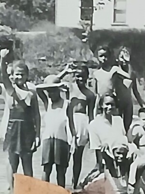 african american school* Rare Colored Students Swimming trip * Itta Bena Miss