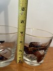 Mid Century Modern Hand Painted Game Bird Lowball Bar Glasses - Set of 3 0001 — photo 7
