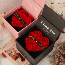 Ewige Rose Geschenkbox Rosenbox für Schmuck Geschenk Box Hochzeit Valentinstag