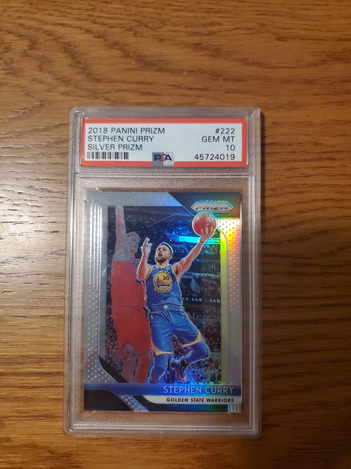 2018-19 PANINI PRIZM STEPHEN CURRY SILVER PRIZM PSA 10 GEM MINT!!