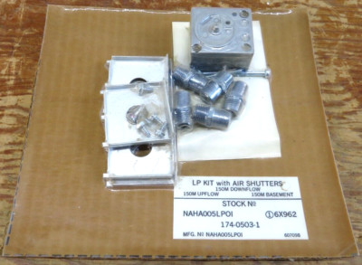 LP Kit w/Air Shutters 150M downflow/upflow  150M Basement MFG# NAHA005LP01