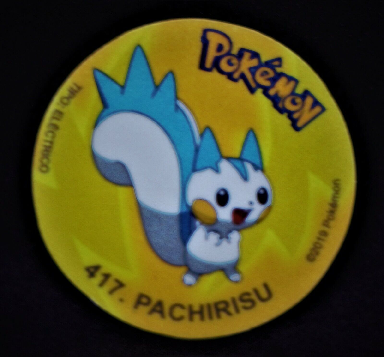 TAZO POKEMON DKV #489 PHIONE 2019 Sinnoh PERU South America Pogs Flips Taps